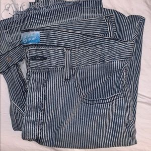 Show Me Your MuMu striped blue jeans. Size 29